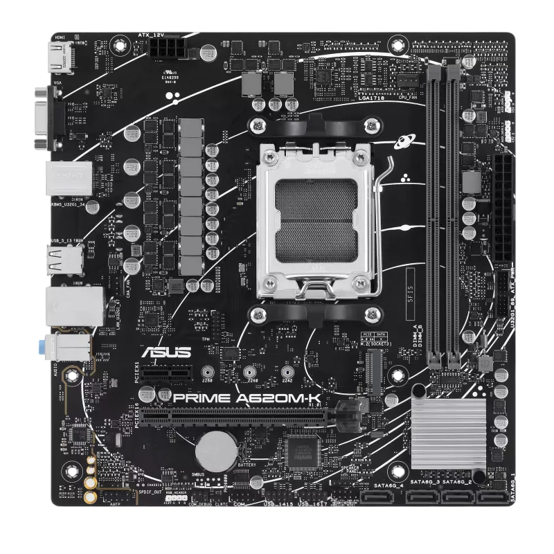 Motherboard Asus Prime A620M-K AM5 DDR5 Micro-ATX