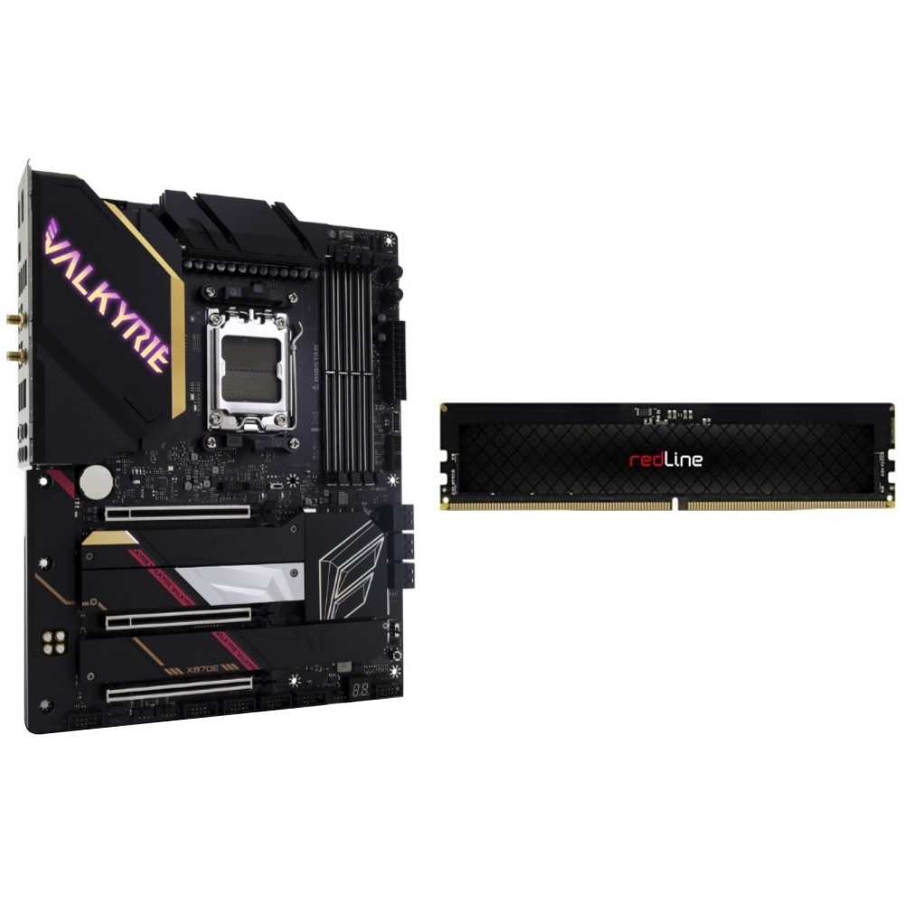 Kit Motherboard BioStar X870E Valkyrie + Memoria RAM Mushkin Redline 16GB